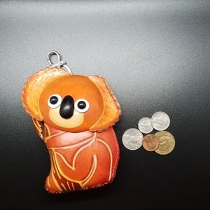 Leather Coin Purse Koala